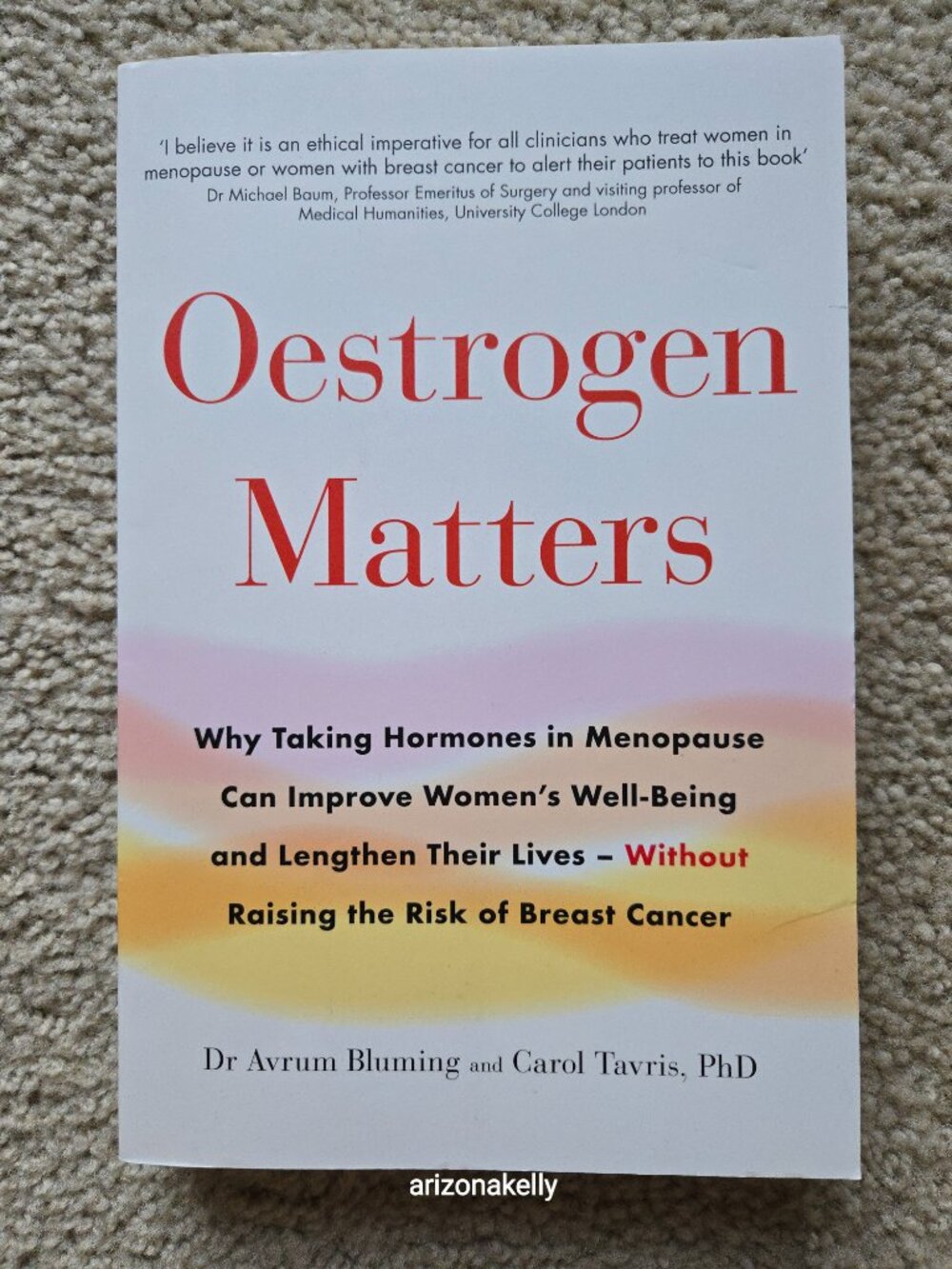 Estrogen Matters Book Menopause Oestrogen Hormones HRT
